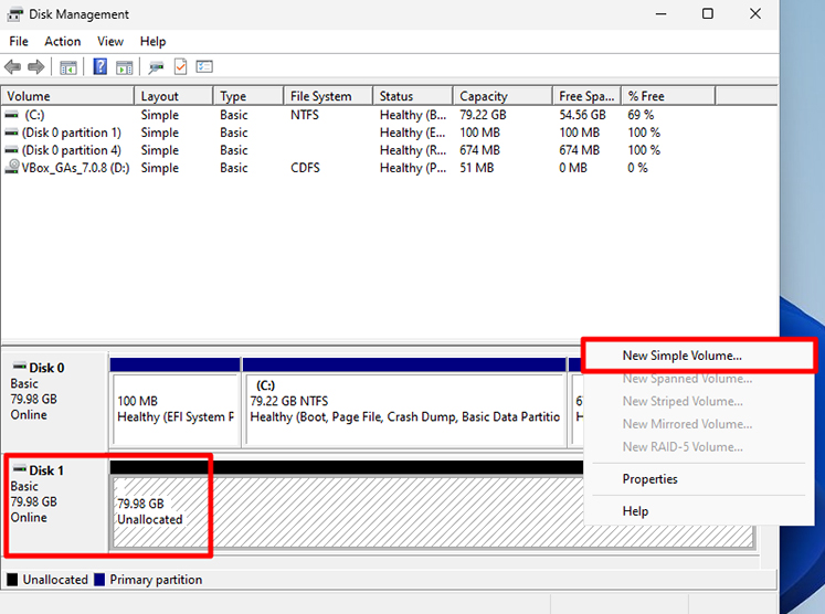 OS Storage Detection