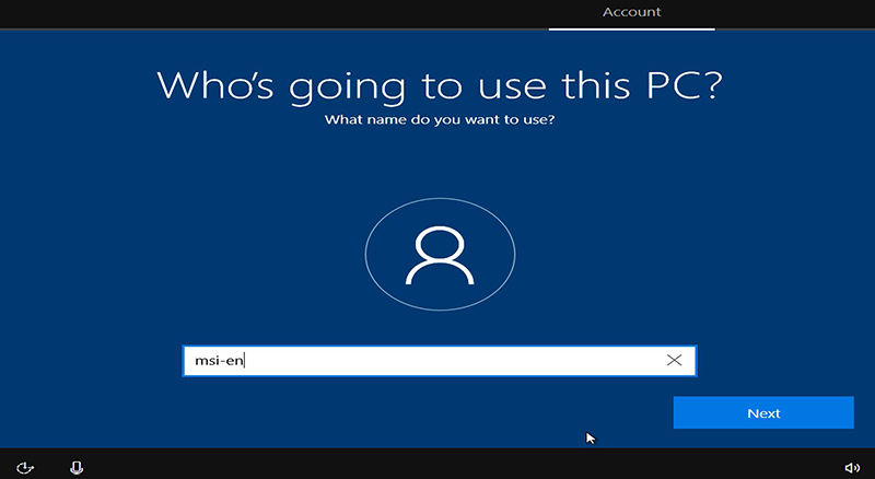 PC account