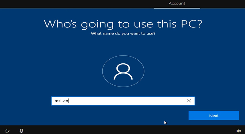 PC account