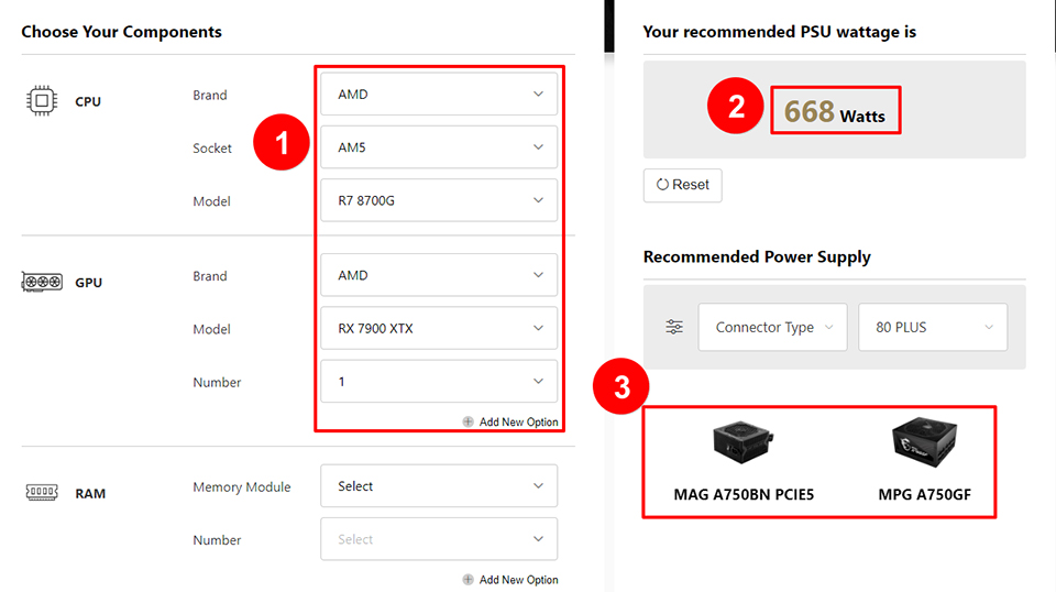 msi Power Supply
