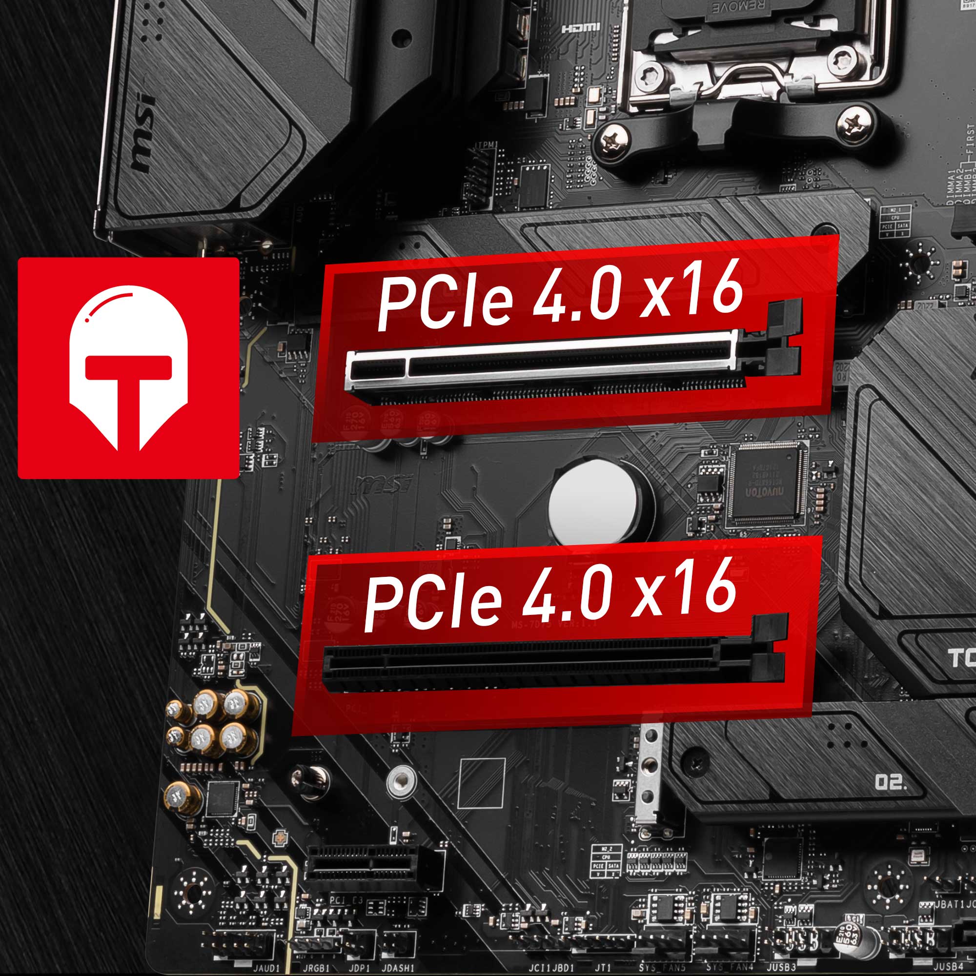 Fortified PCI-e Slots