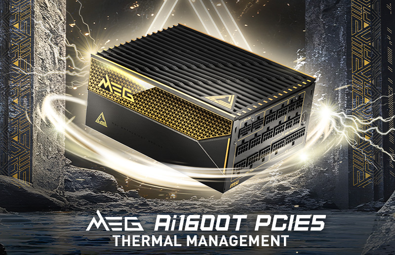 MEG Ai1600T PCIE5: Advanced Thermal Management