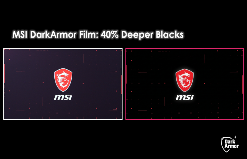 Why Does QD-OLED Look Purple? How MSI DarkArmor Film Solves It?