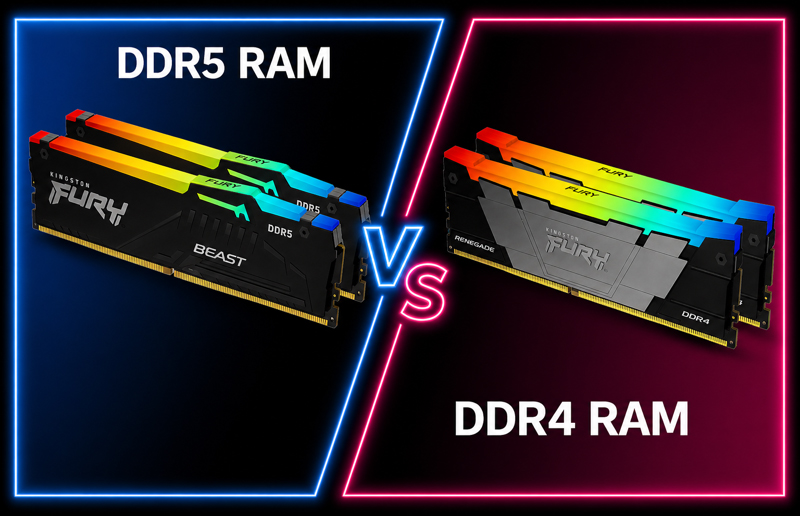 DDR4 vs DDR5: Which RAM Should You Choose for Your PC Build?