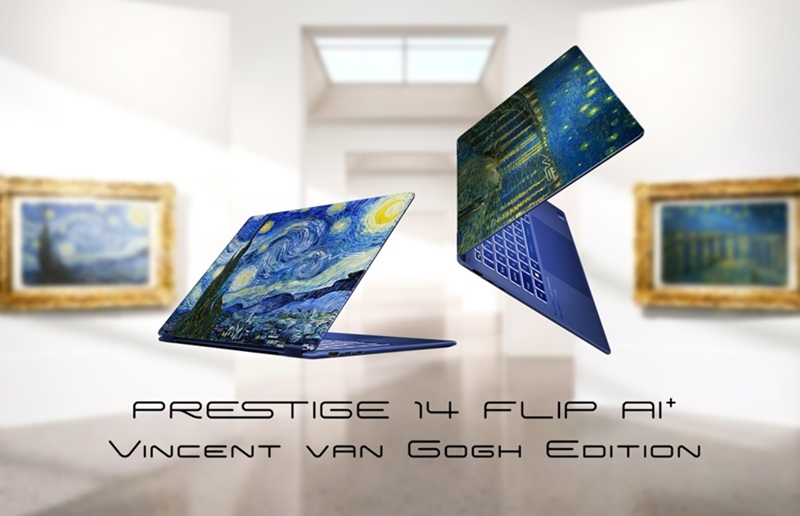 When Art Meets AI: MSI Prestige 14 Flip AI+ Vincent van Gogh Edition