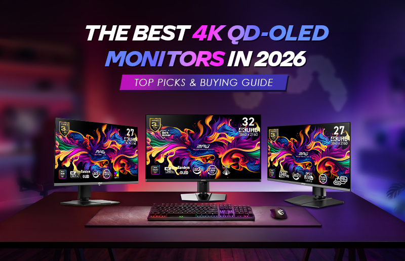 The Best 4K QD-OLED Monitors in 2026: Top Picks & Buying Guide