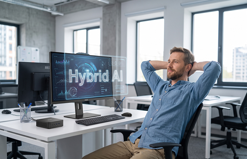 What Is Hybrid AI ? How Combining Cloud and Edge Architecture Optimizes.