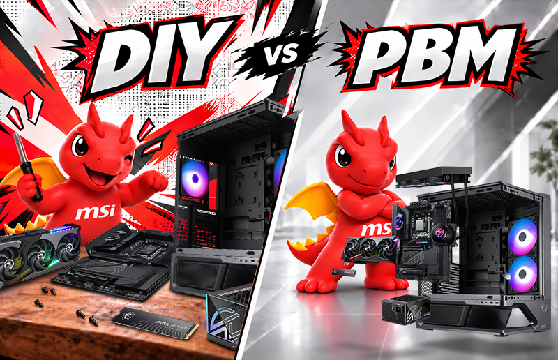 POWERED BY MSI vs. DIY PC: Which Is More Suitable for You?
