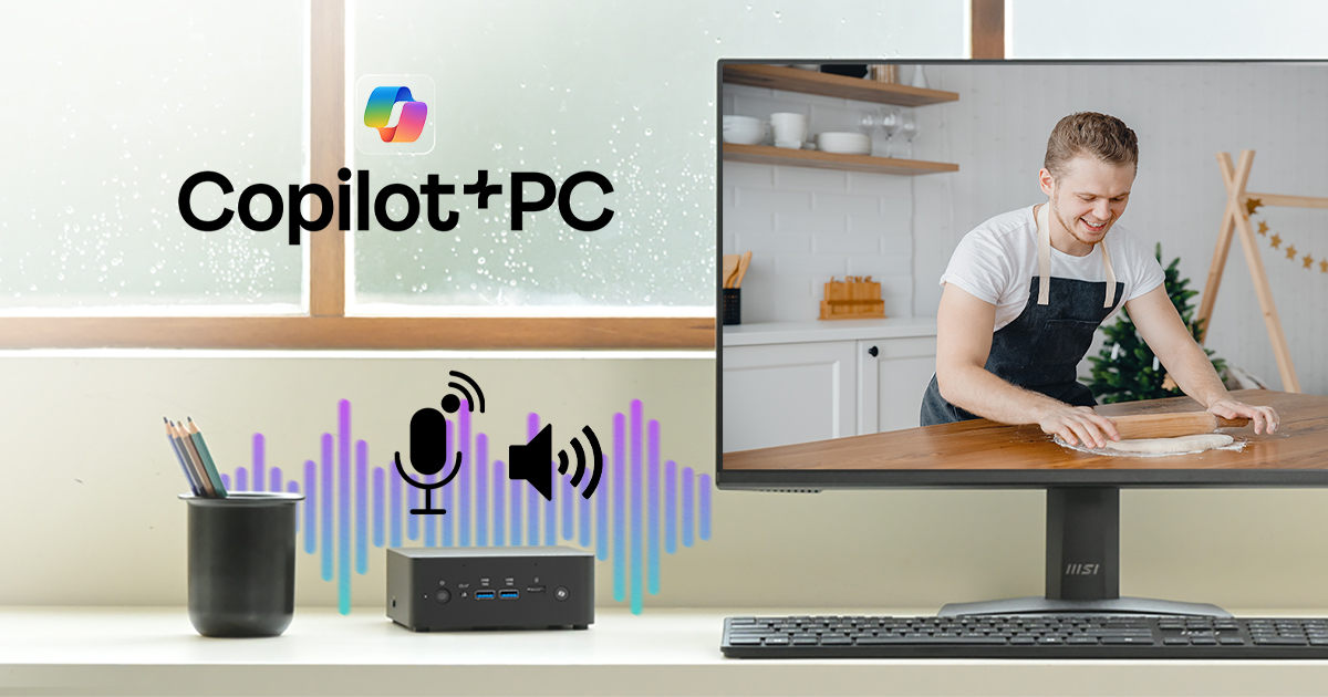 Smarter Workdays Start with MSI Mini PC, a Copilot+ PC