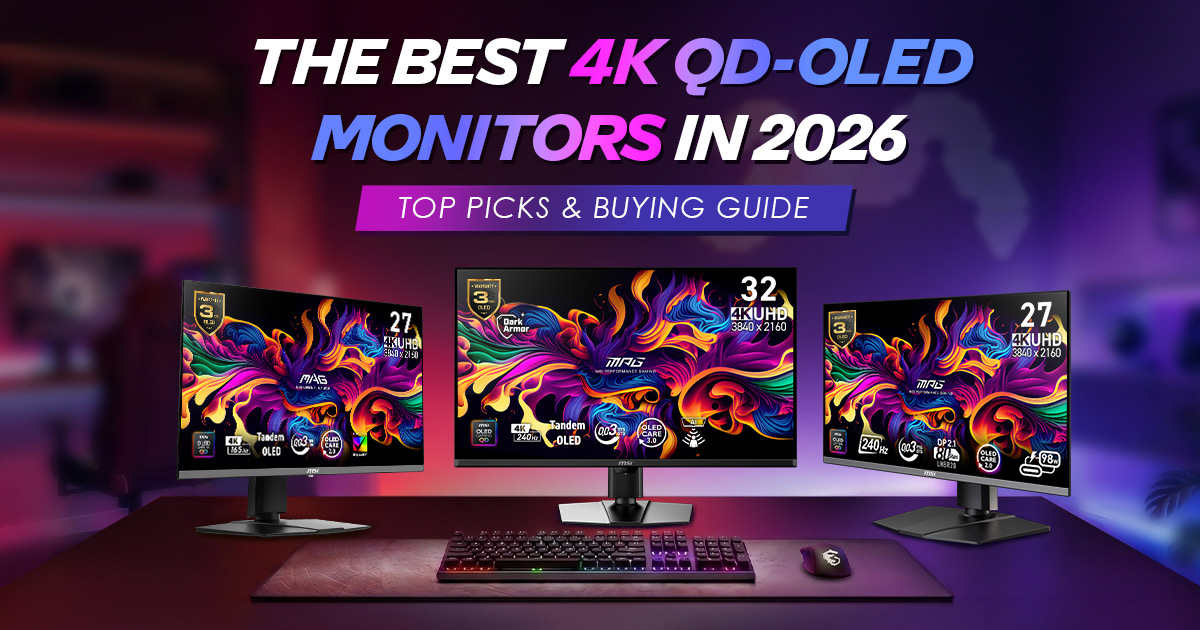 The Best 4K QD-OLED Monitors in 2026: Top Picks & Buying Guide