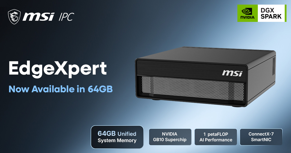Scaling Enterprise Agentic AI: Why the MSI EdgeXpert 64GB Model Changes the TCO Game