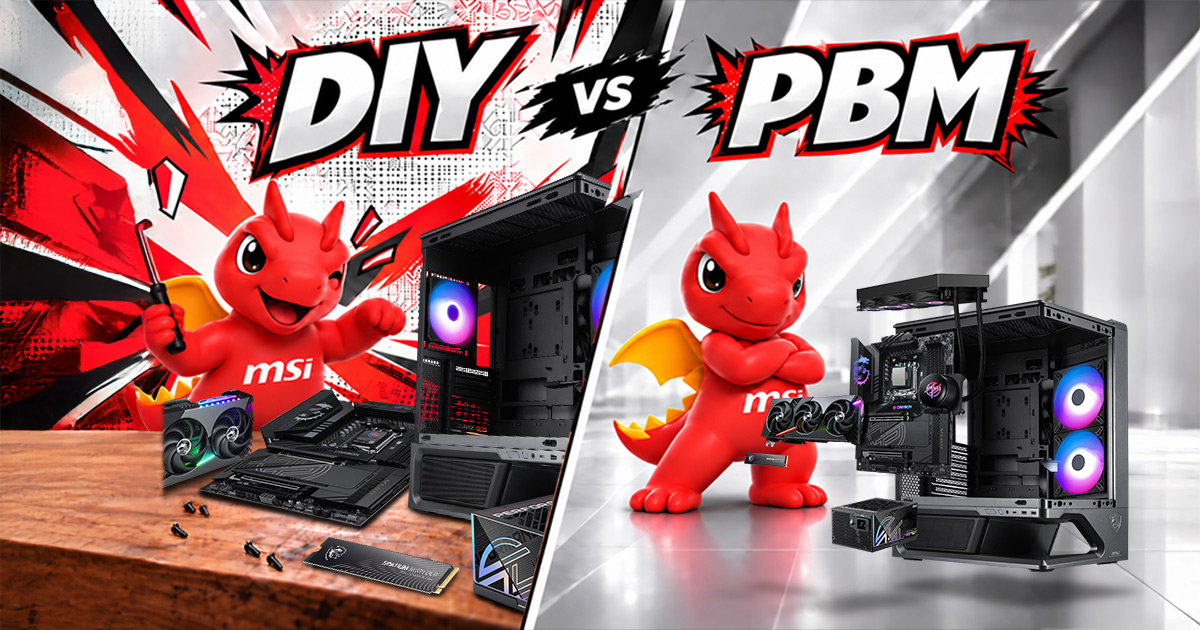 POWERED BY MSI vs. DIY PC: Which Is More Suitable for You?