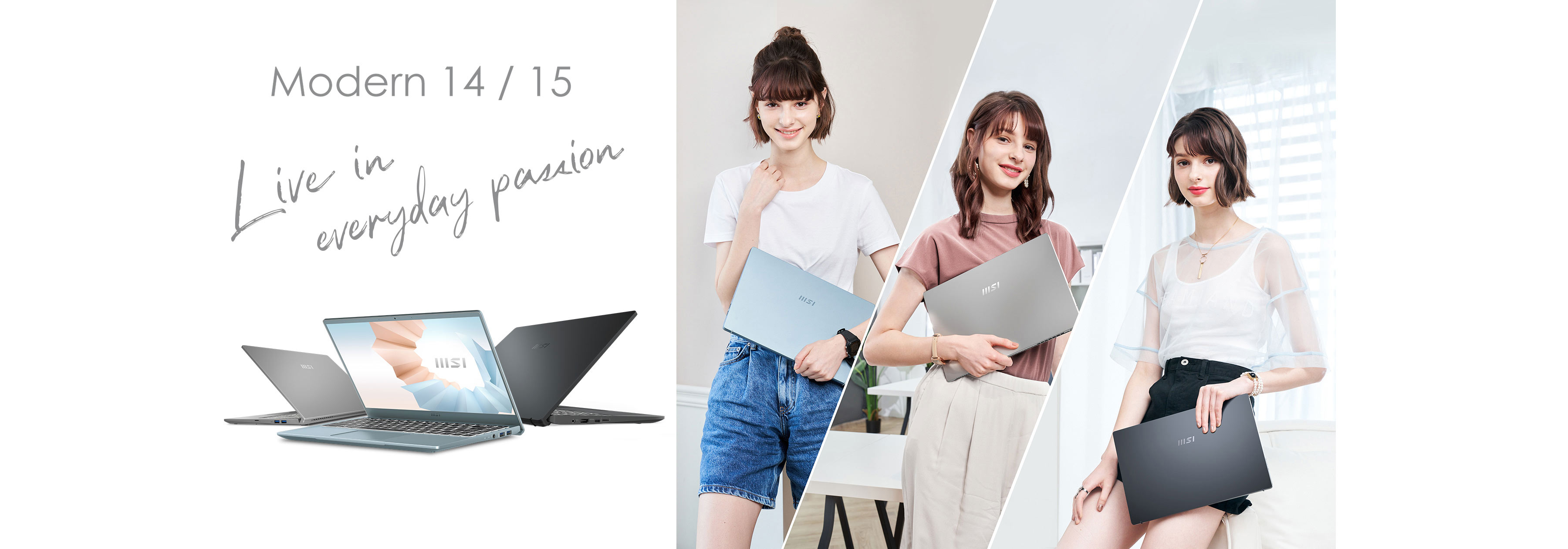 MSI Modern 14 / Modern 15 – Live in everyday passion