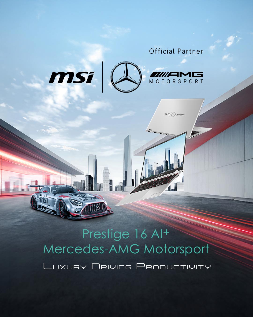 Prestige 16 AI+ Mercedes-AMG Motorsport; Copilot+ PC