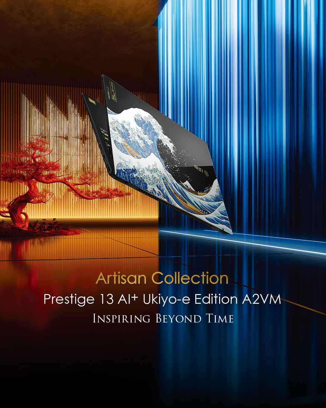 Prestige 13 AI+ Ukiyo-e Edition A2VM; Copilot+ PC
