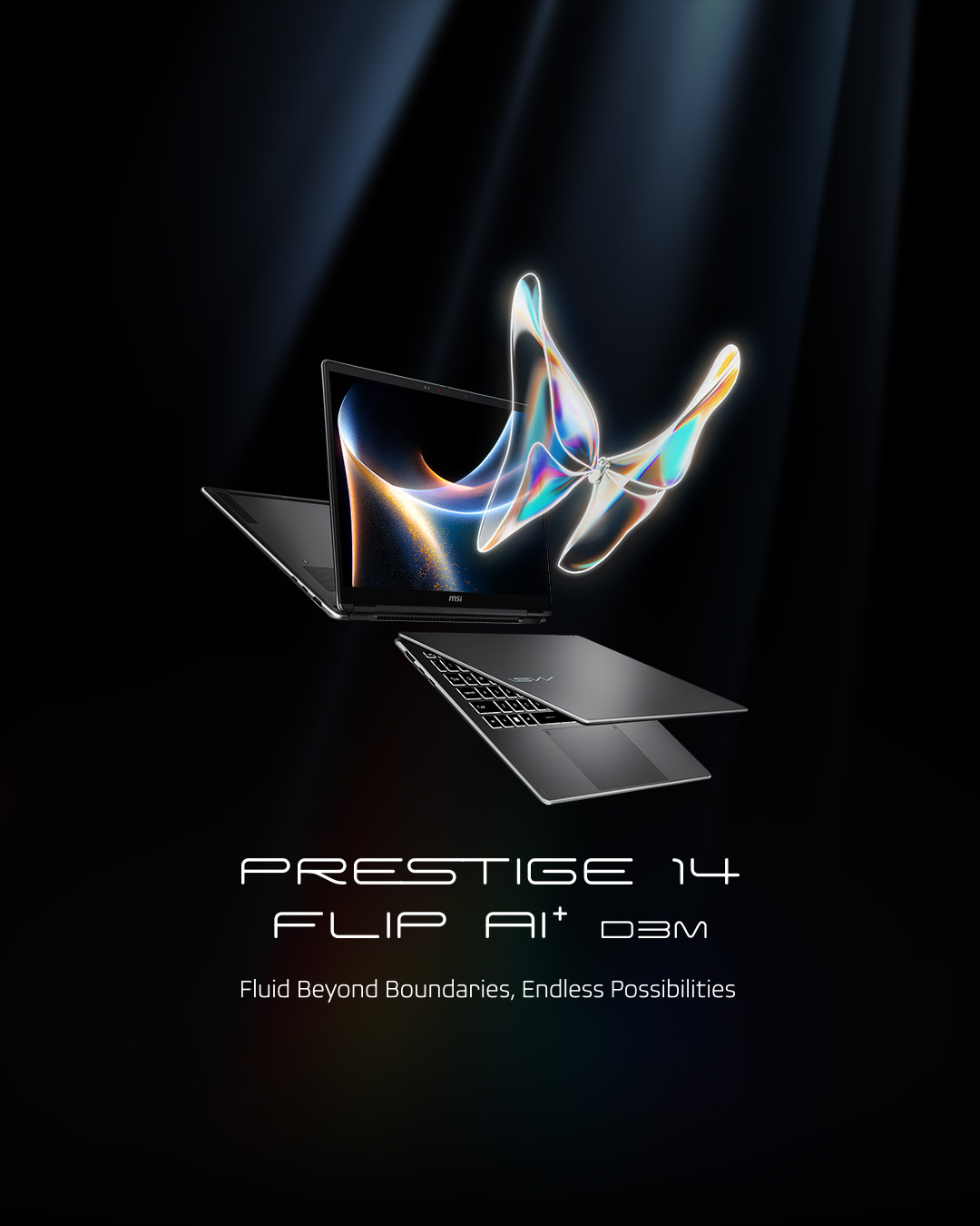 Prestige 14 Flip AI+ D3M – Fluid Beyond Boundaries, Endless Possibilities