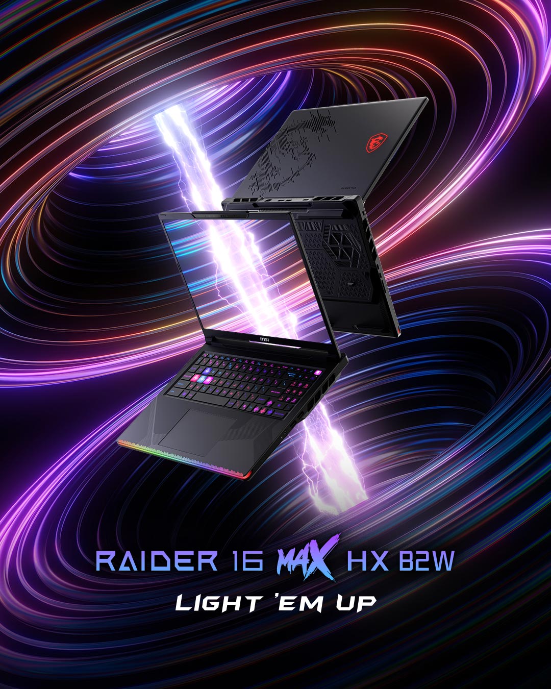 Raider 16 Max HX B2W – LIGHT’ EM UP