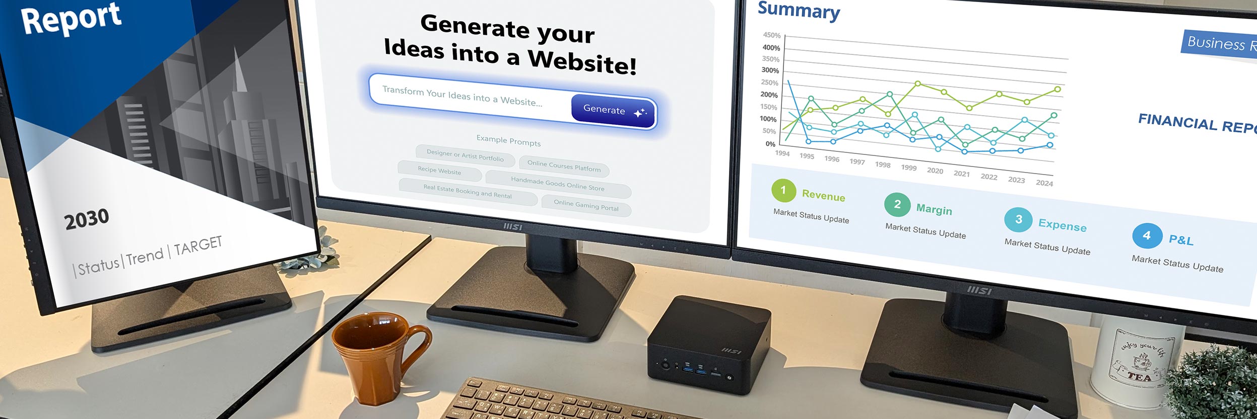 Quadruple Display Support