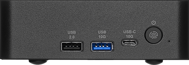 MSI Cubi NUC AI+ 3MG - IO FRONT