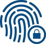 Secure Fingerprint Access Icon