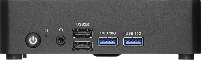 Cubi NUC TWG - IO FRONT