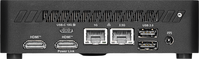 Cubi NUC TWG - IO REAR