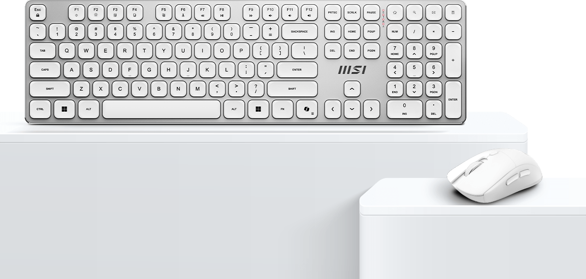 FORGE K210 WIRELESS COMBO WHITE
