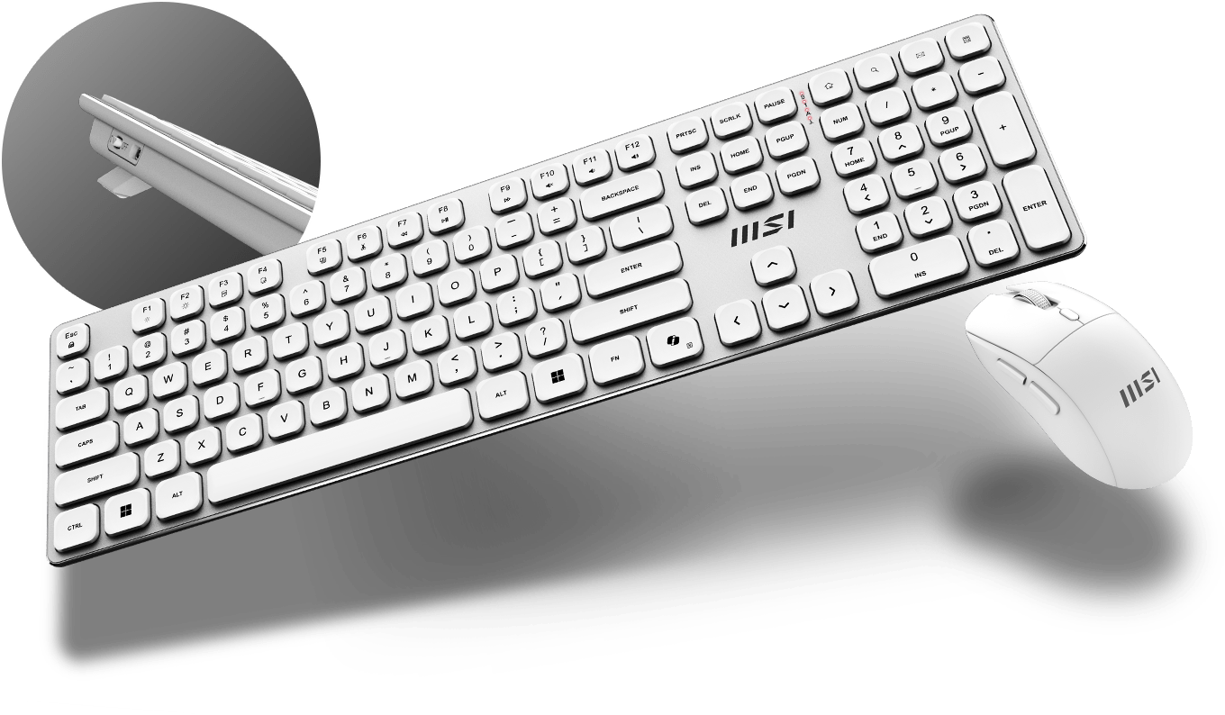 FORGE K210 WIRELESS COMBO WHITE
