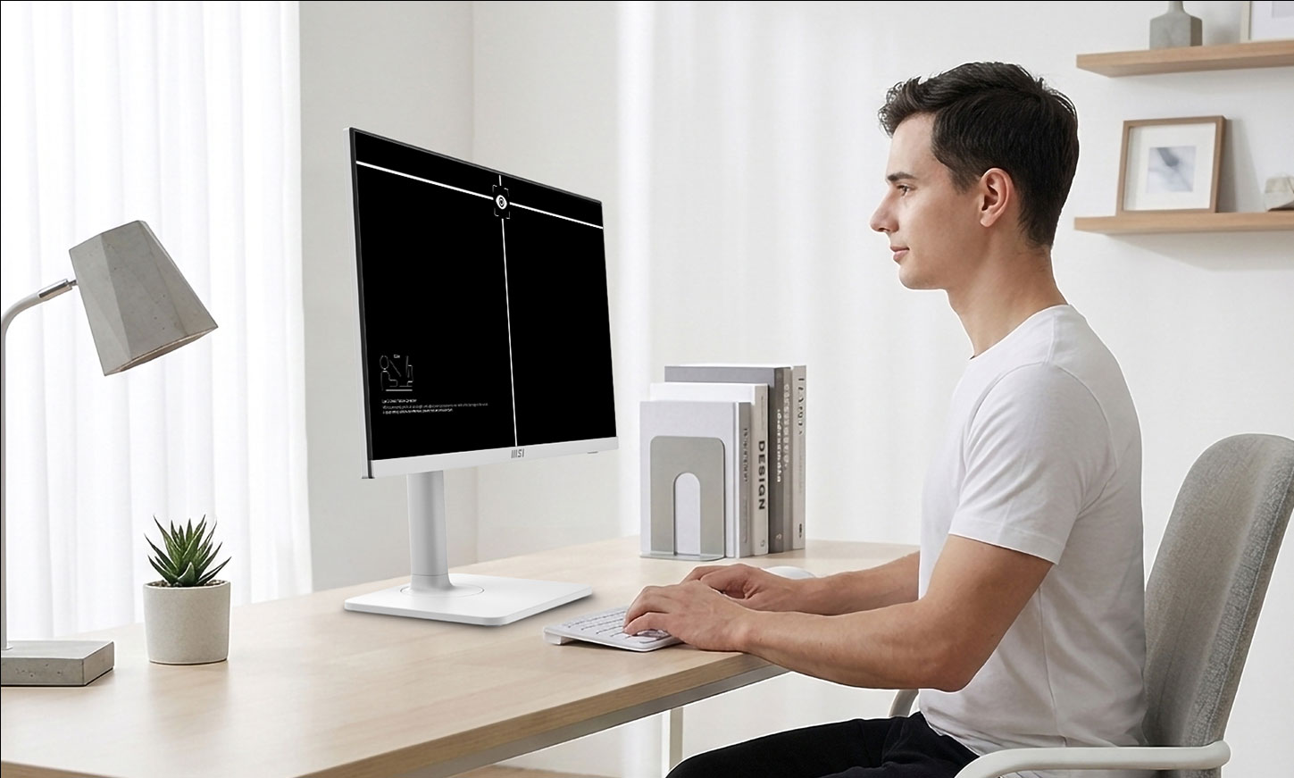 MSI Pro MAX monitor Posture Correction