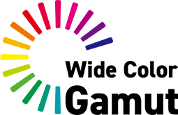 Wide color gamut icon