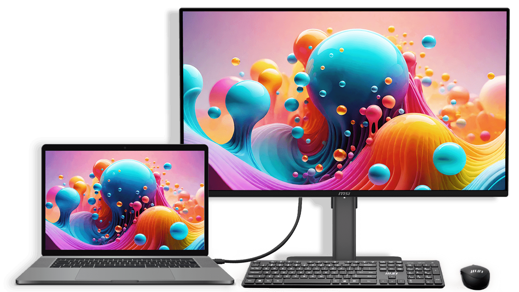 Monitor color base display