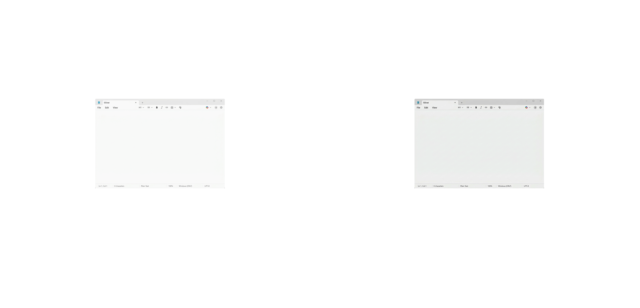 Uniform SDR OFF preview frame