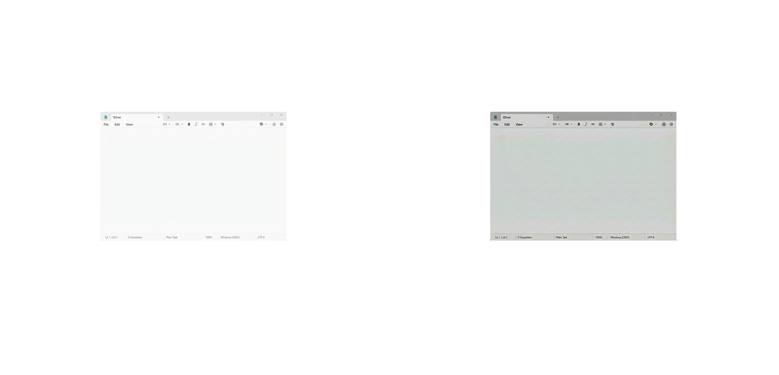 SDR brightness comparison preview frame