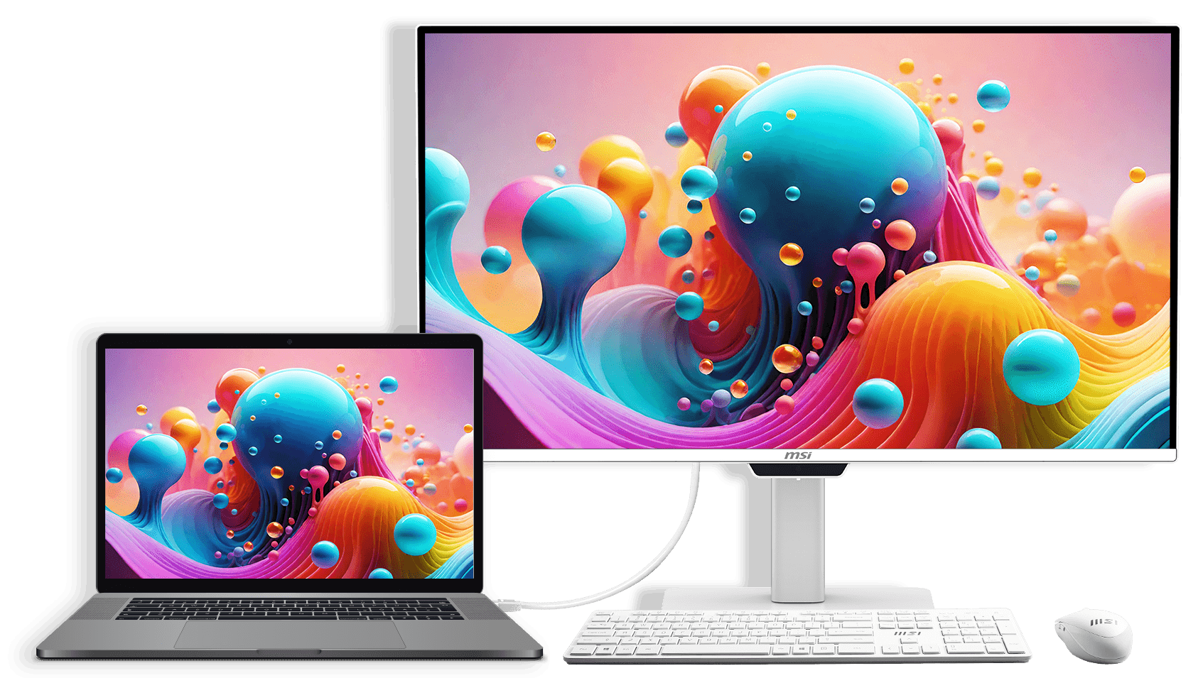 Monitor color base display