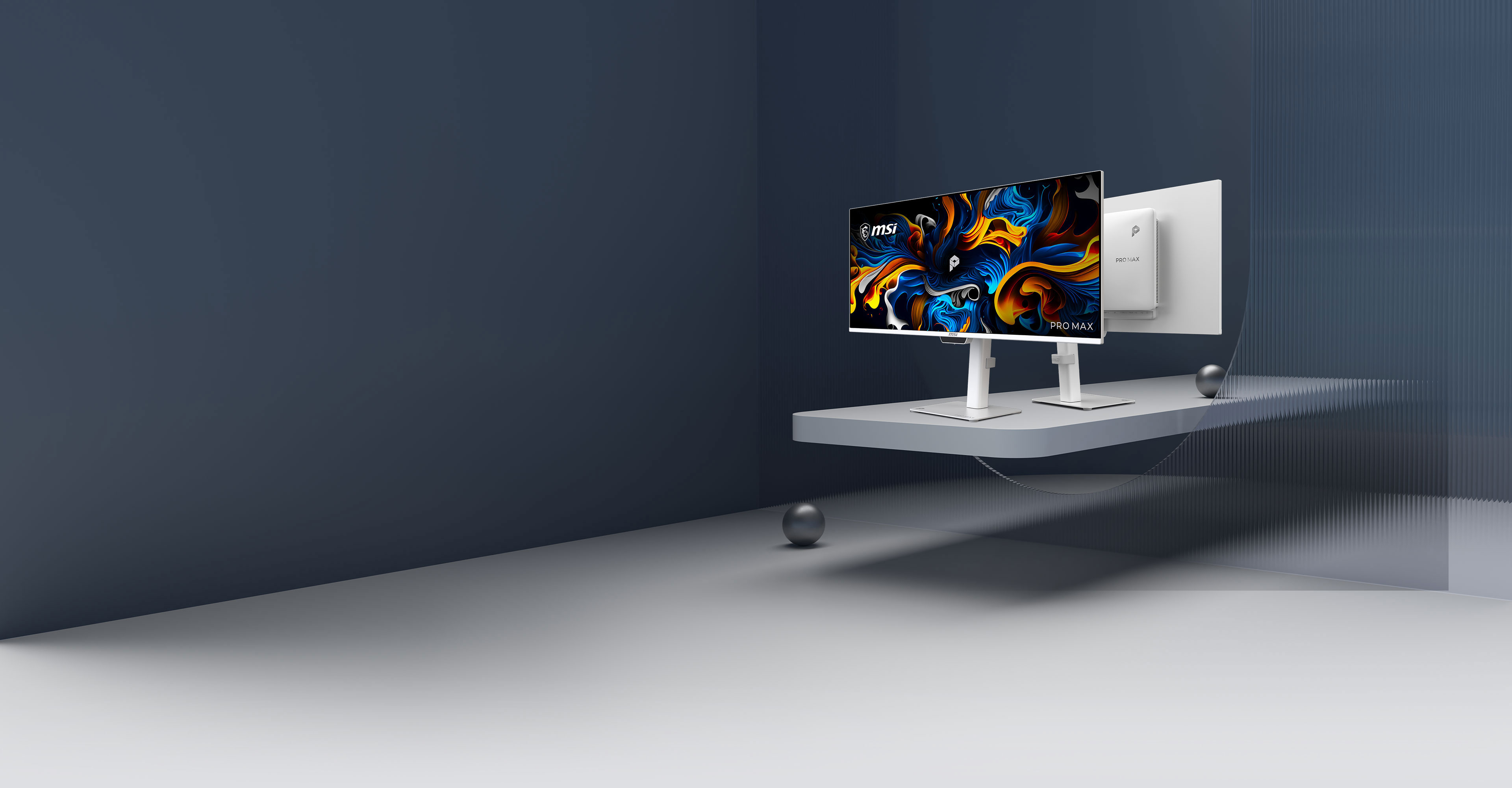 MSI PRO MAX 341QPXW14G monitor key visual