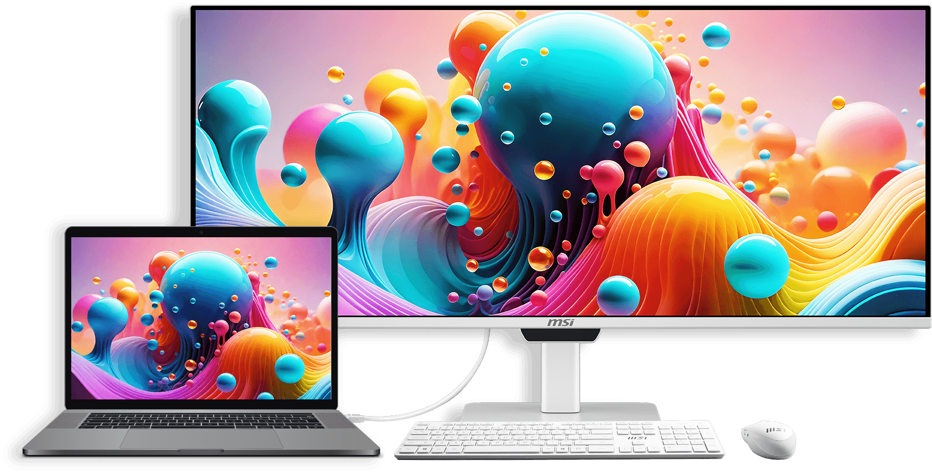 Visualizzazione base del colore del monitor