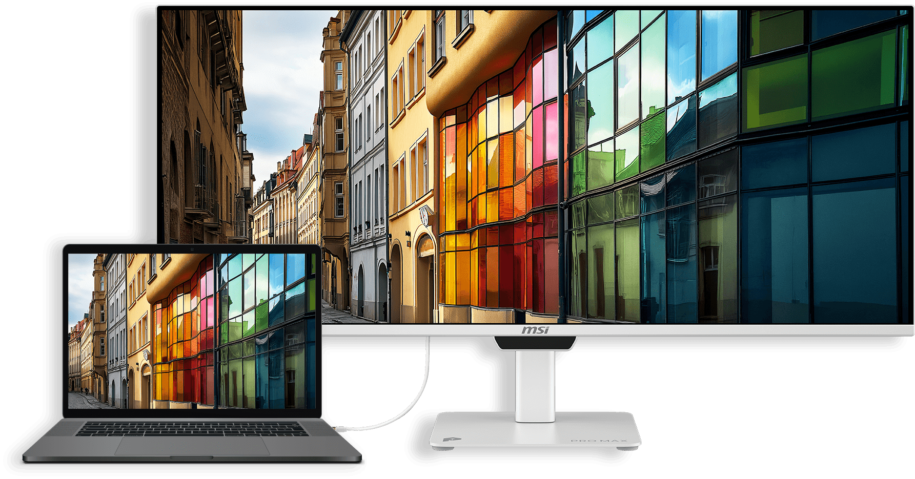 MSI monitor base display