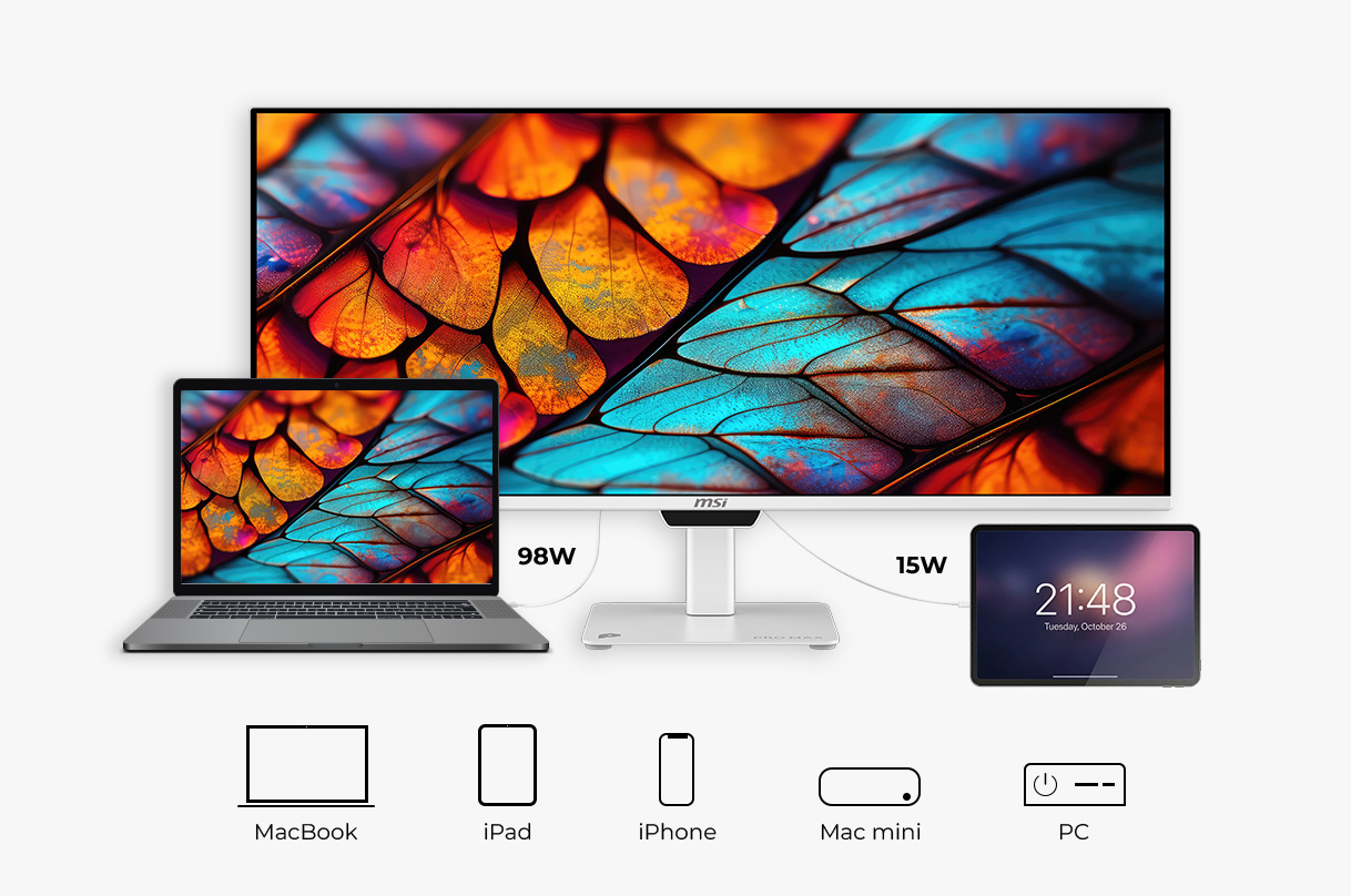 Doppia USB-C da 98W + 15W