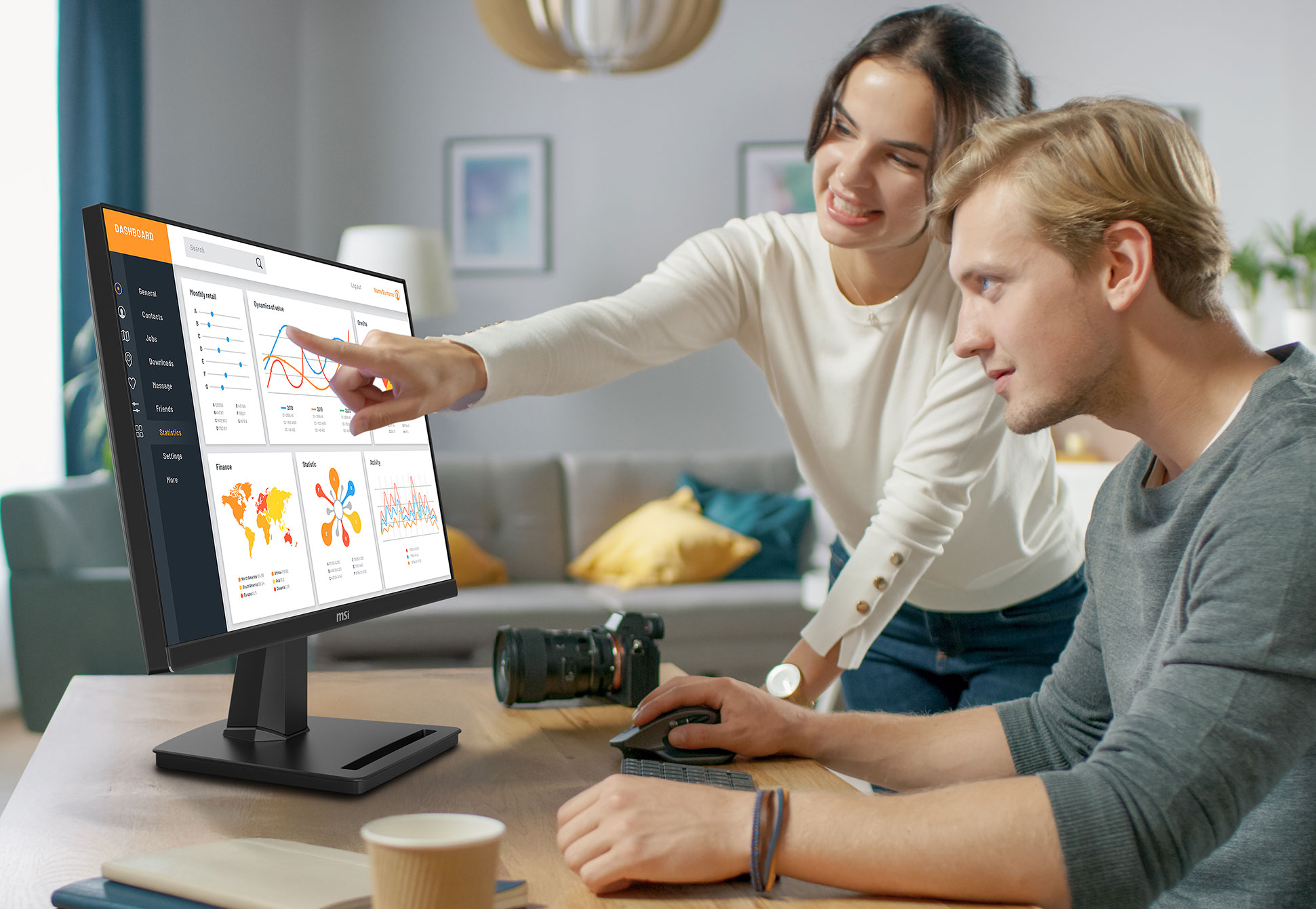 PRO MP225 E12VL Ergonomics for All-Day Productivity