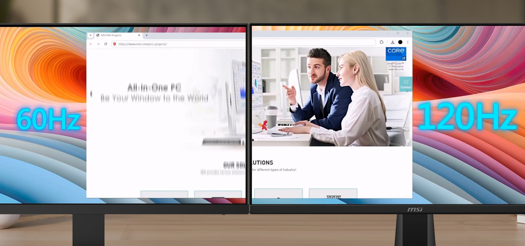 120Hz High Refresh Rate