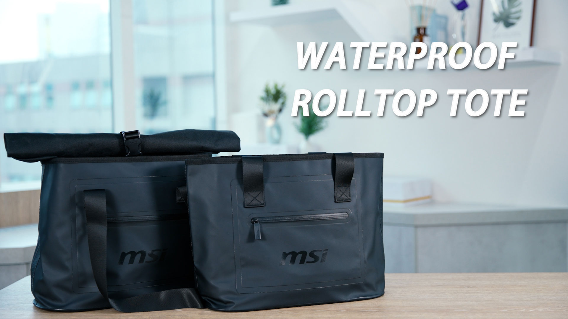 Waterproof Rolltop Tote Unboxing video | MSI