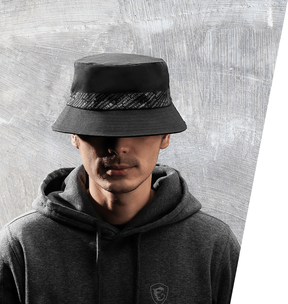 UNI SPLIT BUCKETHAT 新品タグ付き　しま UNI SPLIT BUCKETHAT 新品タグ付き しま Double-sided Bucket Hat