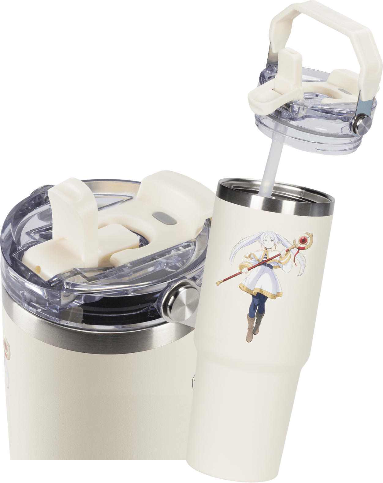 Tumbler straw drinking mode