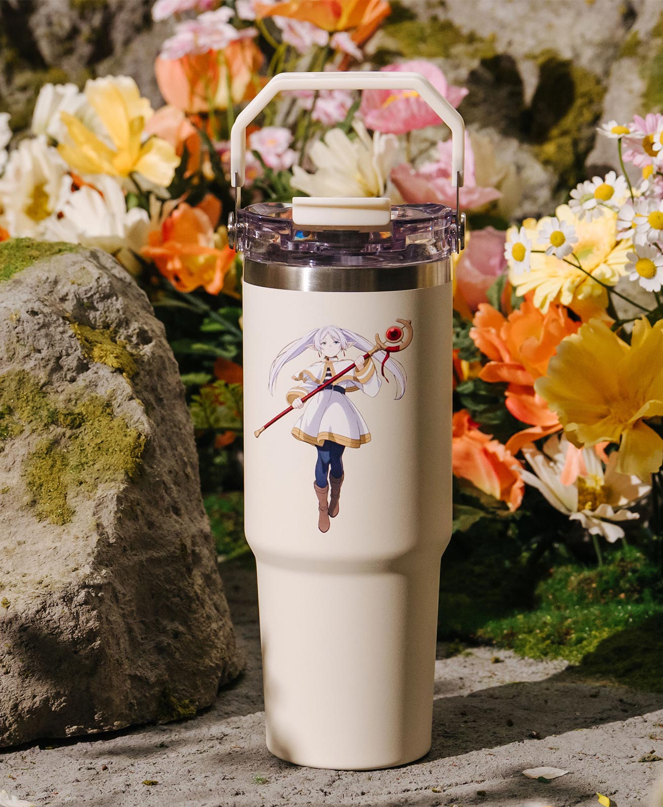 Tumbler with handle for everyday carry