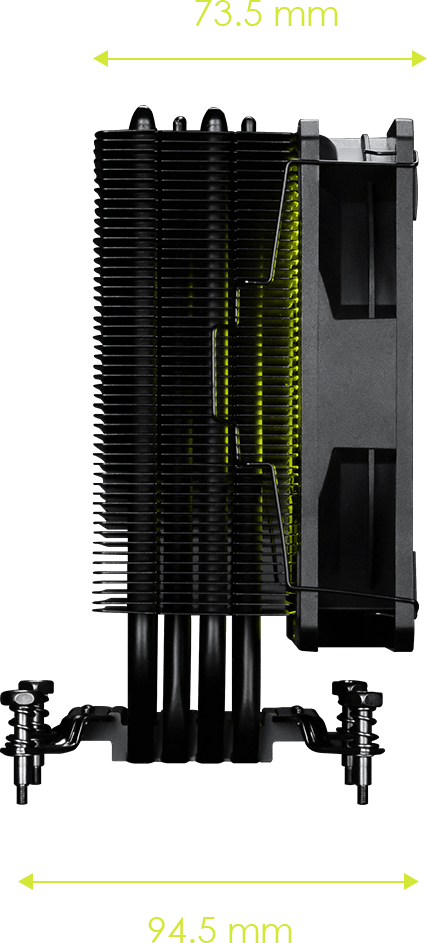 Compact Design, Powerful Cooling