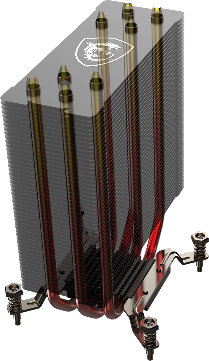 Efficient Quad Heat pipes