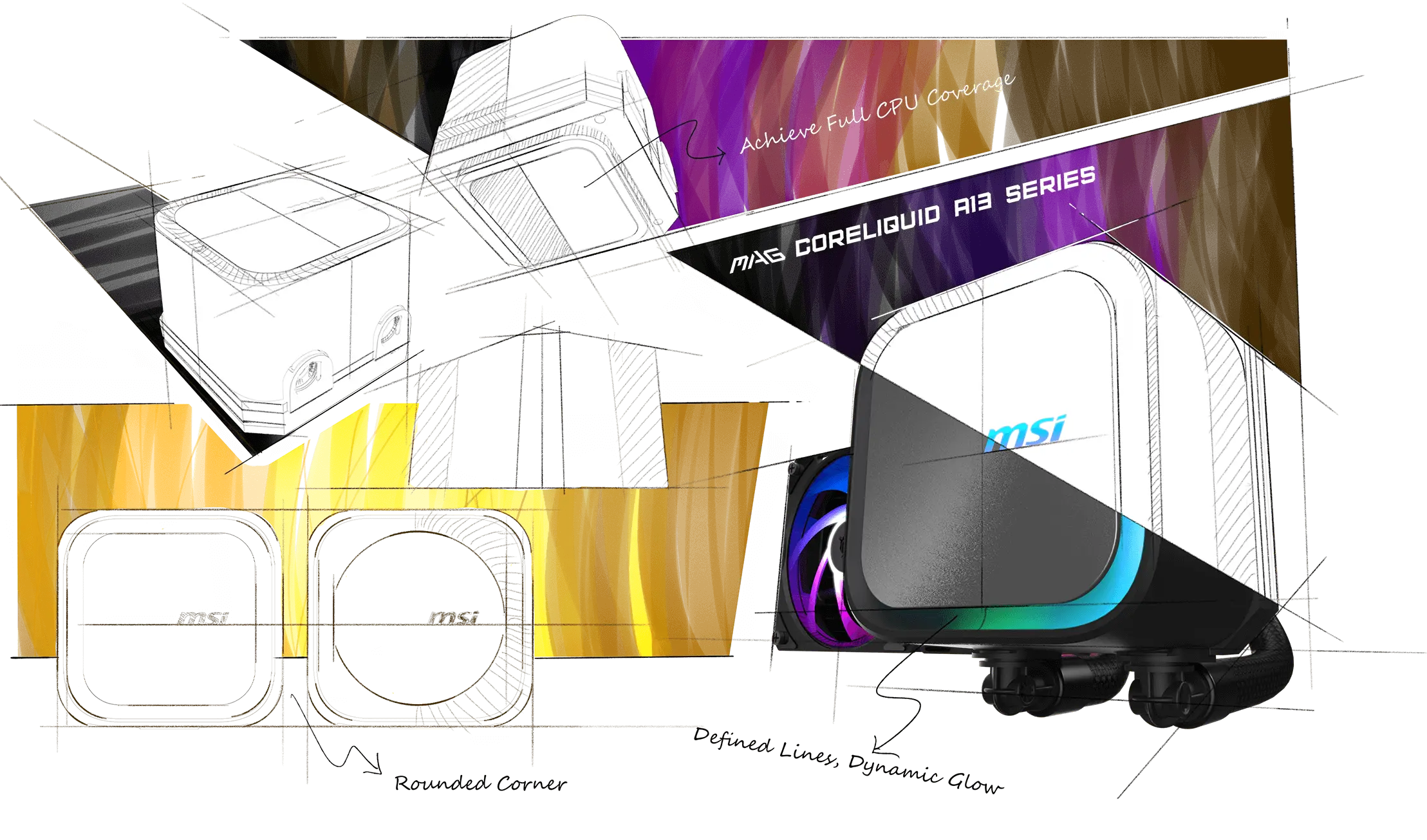 MAG CORELIQUID A13 Series cooler 