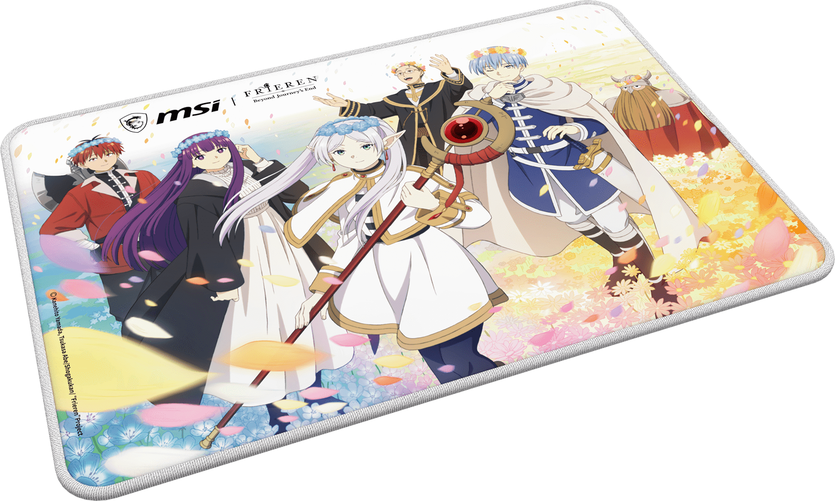 MSI Frieren Edition Agility GD20 gaming mousepad with silk-like surface for comfortable long gaming sessions