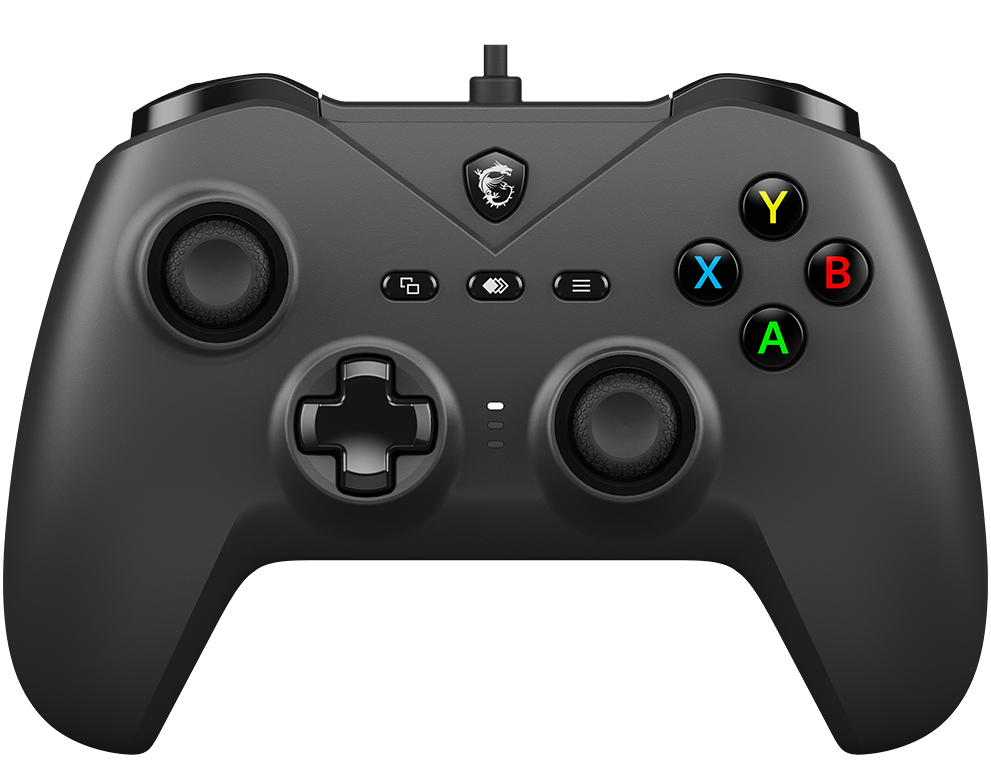 MSI FORCE GC200 Wired PC Gaming Controller Gamepad with Magnetic Hall-effect triggers delivers precise 21 force gc200 vibrating
