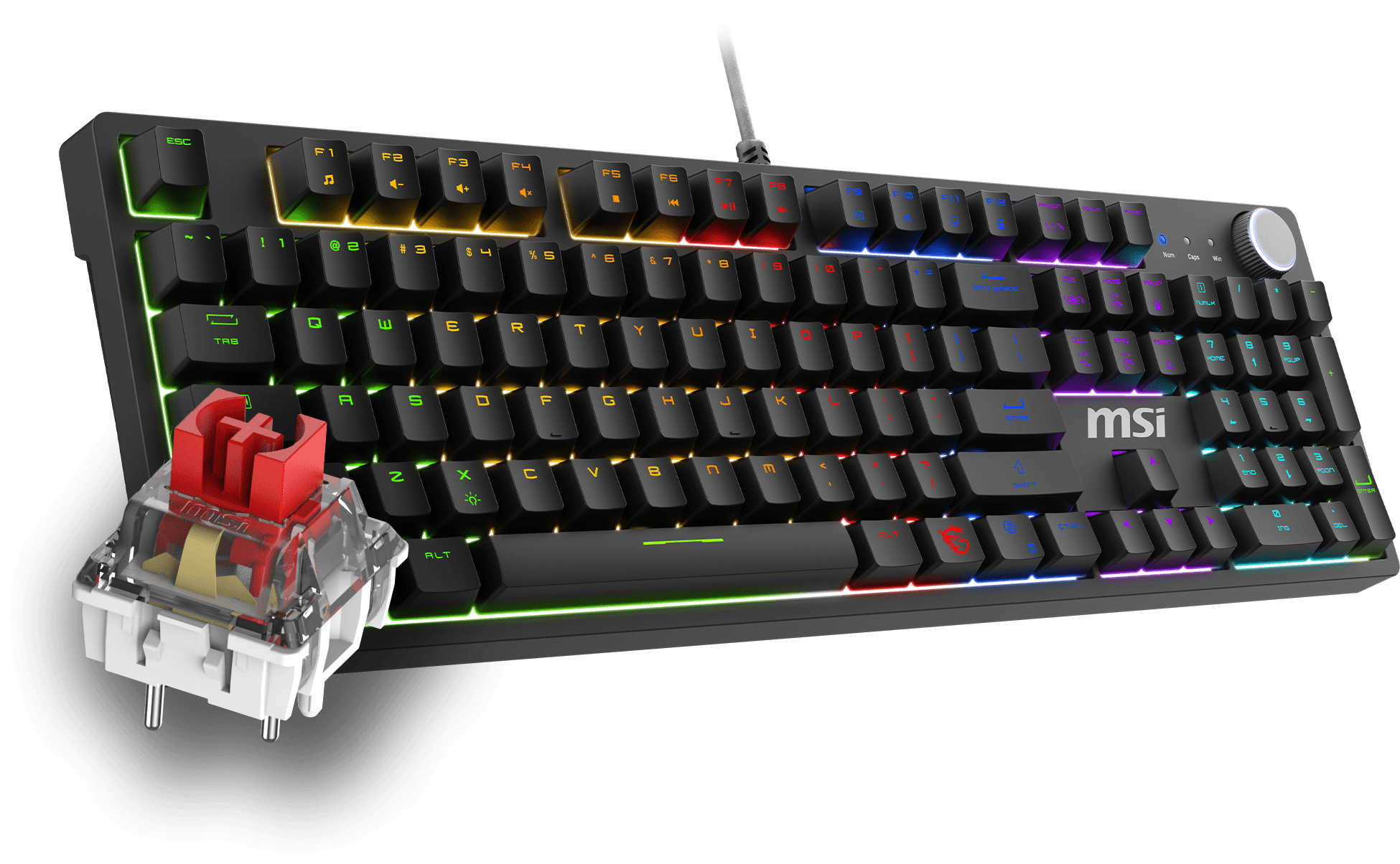 MSI forge gk320 combo keyboard typing sensation